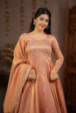 Elegant Gown with Dupatta