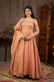 Elegant Gown with Dupatta
