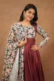 Riyon Fabric Kalamkari Printed Gown