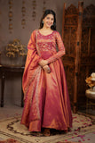 Elegant Gown with Dupatta