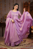 Elegant Gown with Dupatta