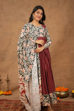 Riyon Fabric Kalamkari Printed Gown